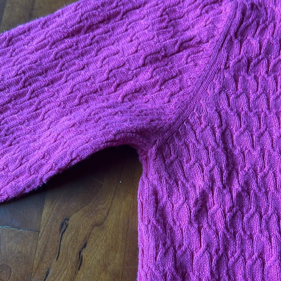 Talbots hot pink summer sweater small petite - Picture 4 of 6